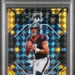 2023 Panini Mosaic Black Gold Choice Cj Stroud 9 PSA #292