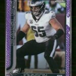2025 Topps Chrome Football Leather Purple Lane Johnson #/75 #246