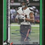 2025 Topps Chrome Rookie Auto Green Refractor Jayden Higgins #/99 #RA-JHI