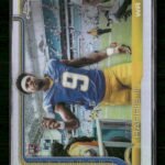 2025 Topps Chrome Football Image Variation Refractor Tre Harris III Rookie #338