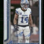 2025 Topps Chrome Auto Refractor Amon-Ra St. Brown #/499 #BA-AS