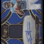 2025 Panini Rookie Auto Memorabilia Blue Prizm Elic Ayomanor #/149 #RSMP-EAR