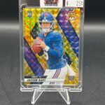Jaxson Dart 2025 Panini Mosaic Yellow Mosaic Prism Rookie #362