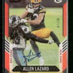 2021 Score Red Zone Allen Lazard #/20 #284