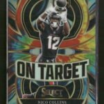 2025 Panini Select On Target Tie-Dye Prizm Nico Collins #/25 #10