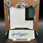 Mason Taylor 2025 Panini Phoenix Bronze Pandora Auto #/199