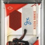Ja'Marr Chase 2021 Panini Phoenix Rising Rookie Ball Auto #15/75 PSA 6 Auto 10