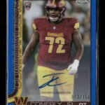 2025 Topps Chrome R. R. Auto Blue Refractor Josh Conerly Jr. #/150 #RRA-JCJ