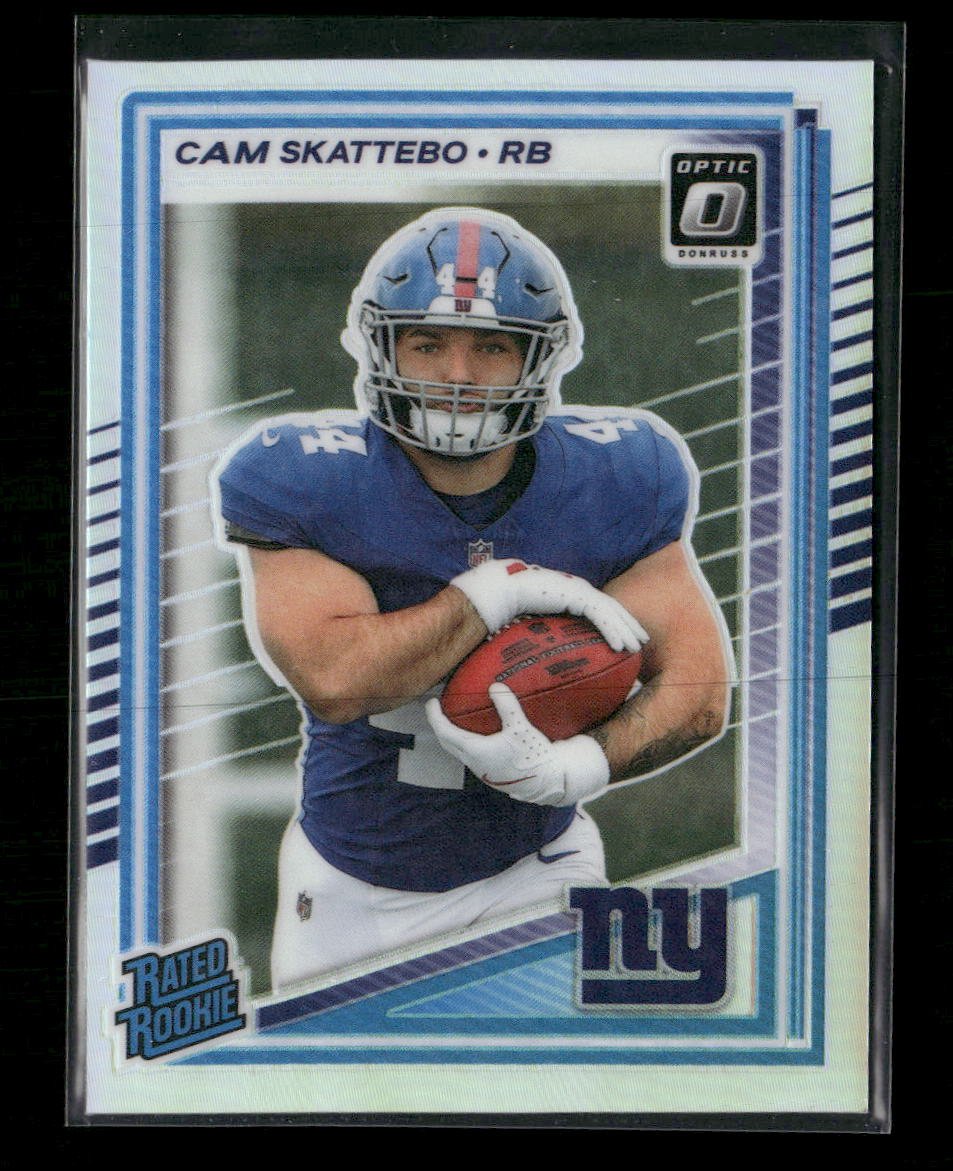 58362490-front 2025 Donruss Optic Holo Cam Skattebo Rookie #228 - Image 1