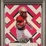 Zay Flowers 2022 Leaf Metal Draft Autographs #BAZF1 PSA 10 POP 1