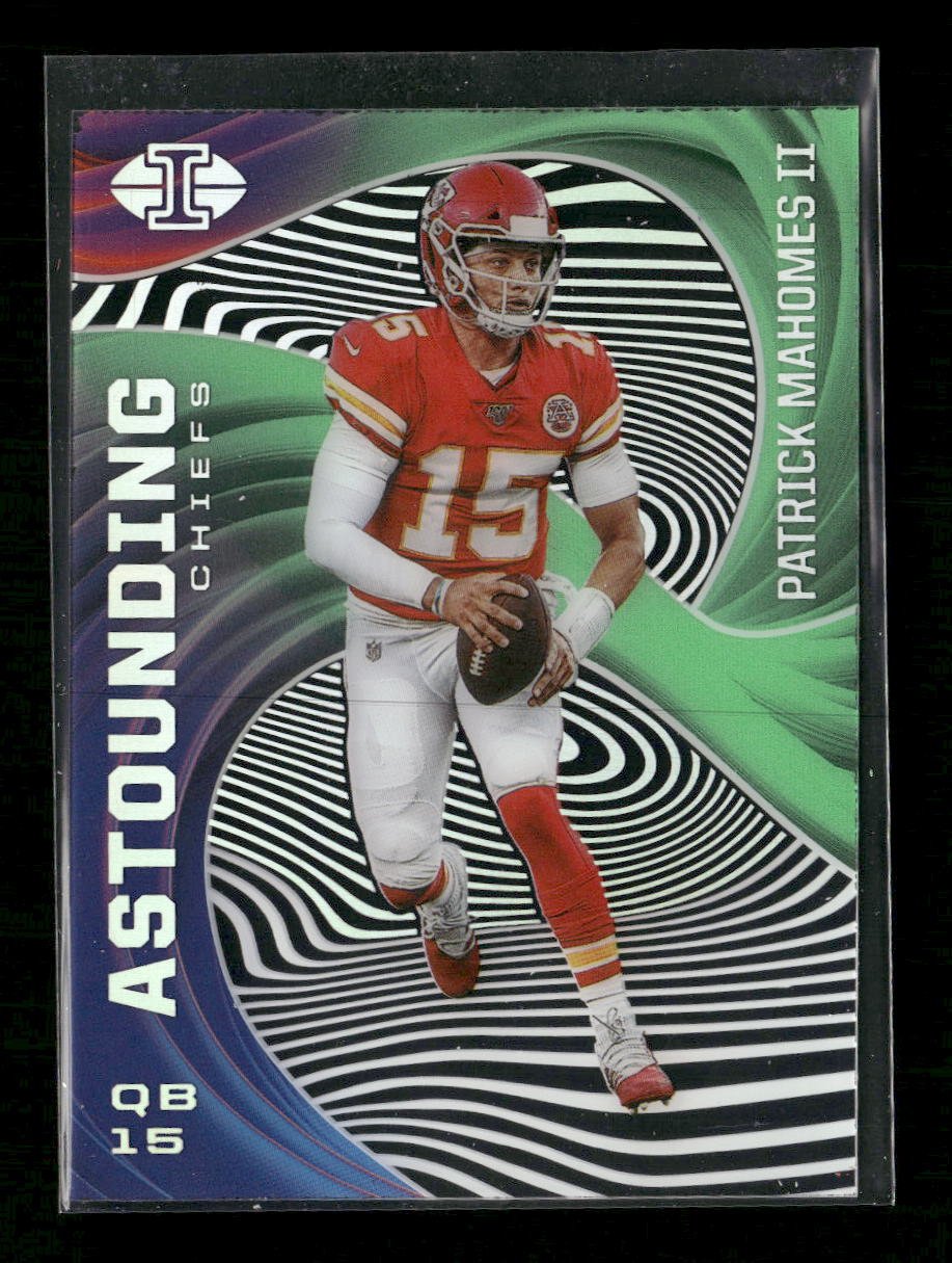 58460903-front 2020 Panini Illusions Astounding Patrick Mahomes II #A11 - Image 1