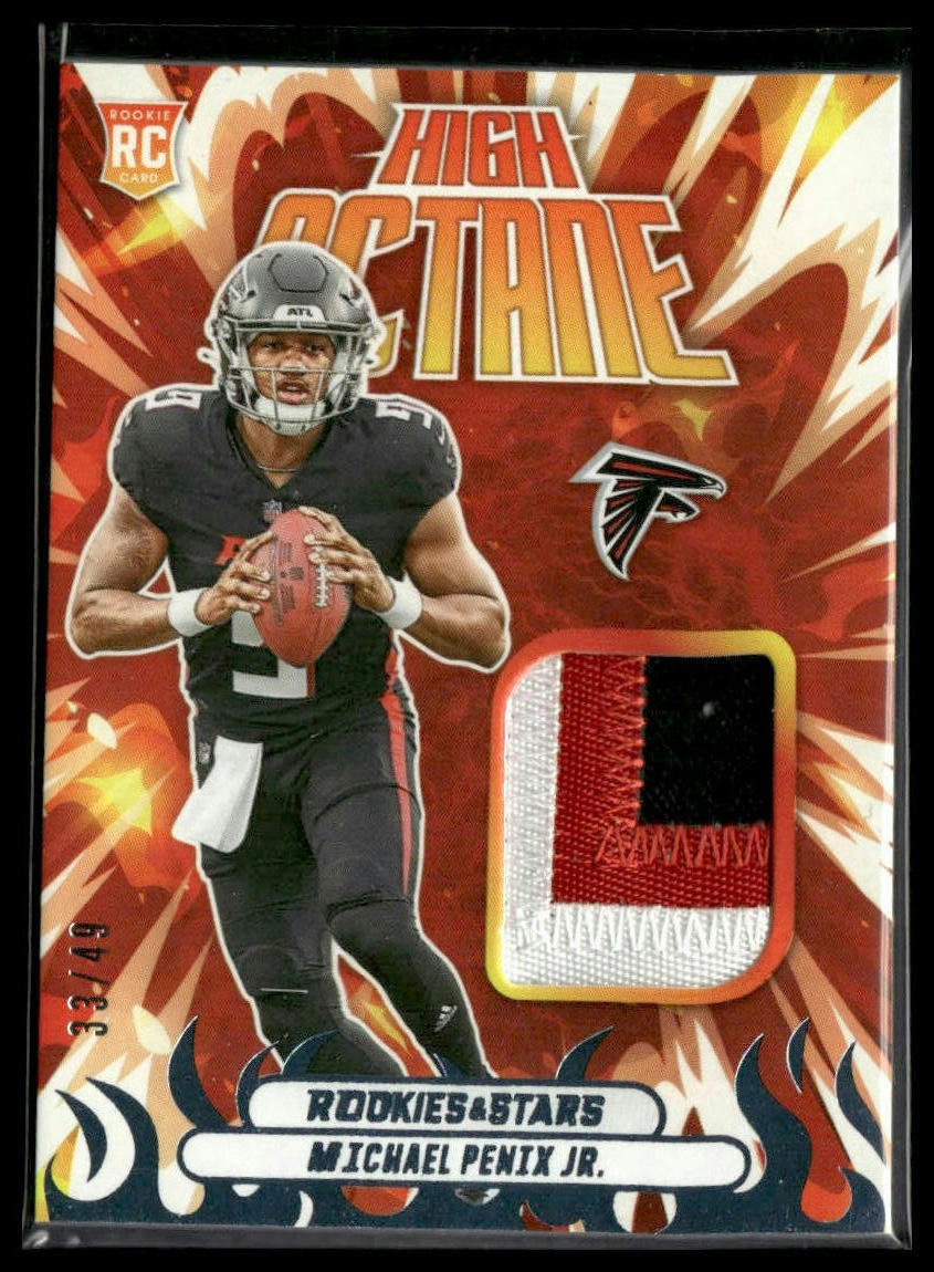 58470187-front Michael Penix Jr. 2024 Panini Rookies & Stars #HOM-MPX #/49 - Image 1