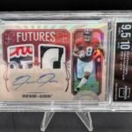 Josh Jacobs 2019 Panini Legacy #FD-JJ Auto #/15 Arena Club Auto 10 Card 9.5