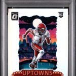 2024 Panini Donruss Optic Uptowns Xavier Worthy 10 PSA #7