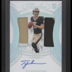 2025 Panini Flawless Rookie Dual Patch Auto Silver Tyler Shough #/20 #RDPA-TSH
