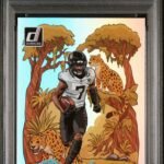 2025 Panini Donruss Downtown Brian Thomas Jr. 9 PSA #2