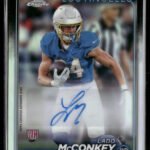 2024 Topps Chrome Rookie Autographs Refractor Ladd McConkey Auto #RA-LM