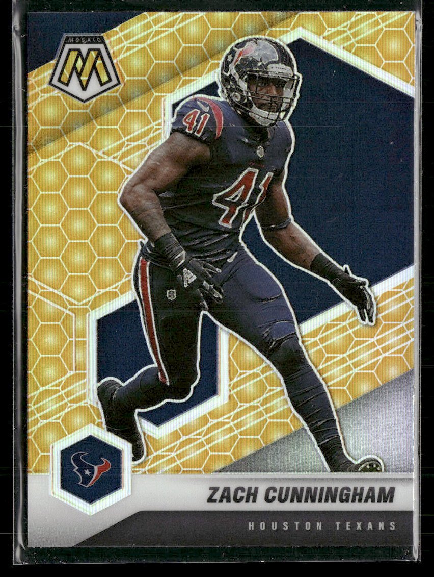 59005985-front 2021 Panini Mosaic Honeycomb Prizm Zach Cunningham #87 - Image 1