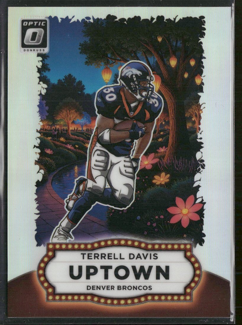 59017445-front 2025 Donruss Optic Uptown Terrell Davis #19 - Image 1