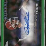 2024 Topps Chrome Autographs Green Refractor Doug Flutie #/99 Auto #BA-DFL