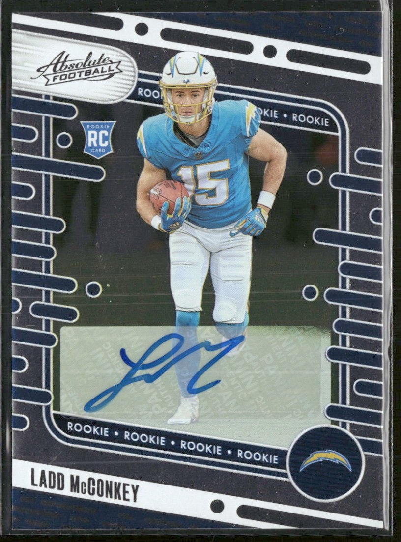 59025416-front 2024 Panini Absolute Ladd McConkey Rookie #/350 #134 - Image 1