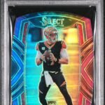 2020 Panini Select Die-Cut Purple Prizm Joe Burrow 10 PSA #246