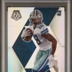 2020 Panini Mosaic Silver Prizm Ceedee Lamb 10 PSA #207