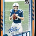 2025 Donruss Rated Rookies Autographs Orange Riley Leonard Rookie Auto #341