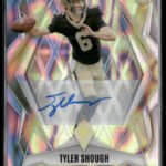 2025 Panini Phoenix Base Rookie Autographs Lava Prizm Tyler Shough Rookie Auto