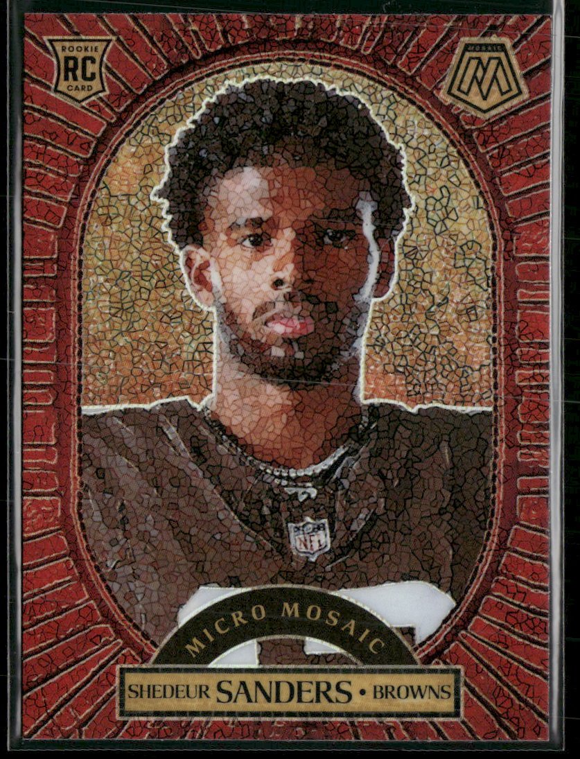 59231272-front 2025 Panini Mosaic Micro Mosaic Shedeur Sanders #20 - Image 1