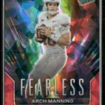 2024 Panini Prizm Draft Picks Fearless Red Ice Arch Manning #F-AM