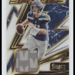 2025 Panini Select Sparks White Prizm Sam Darnold #/99 #SPK-SDD