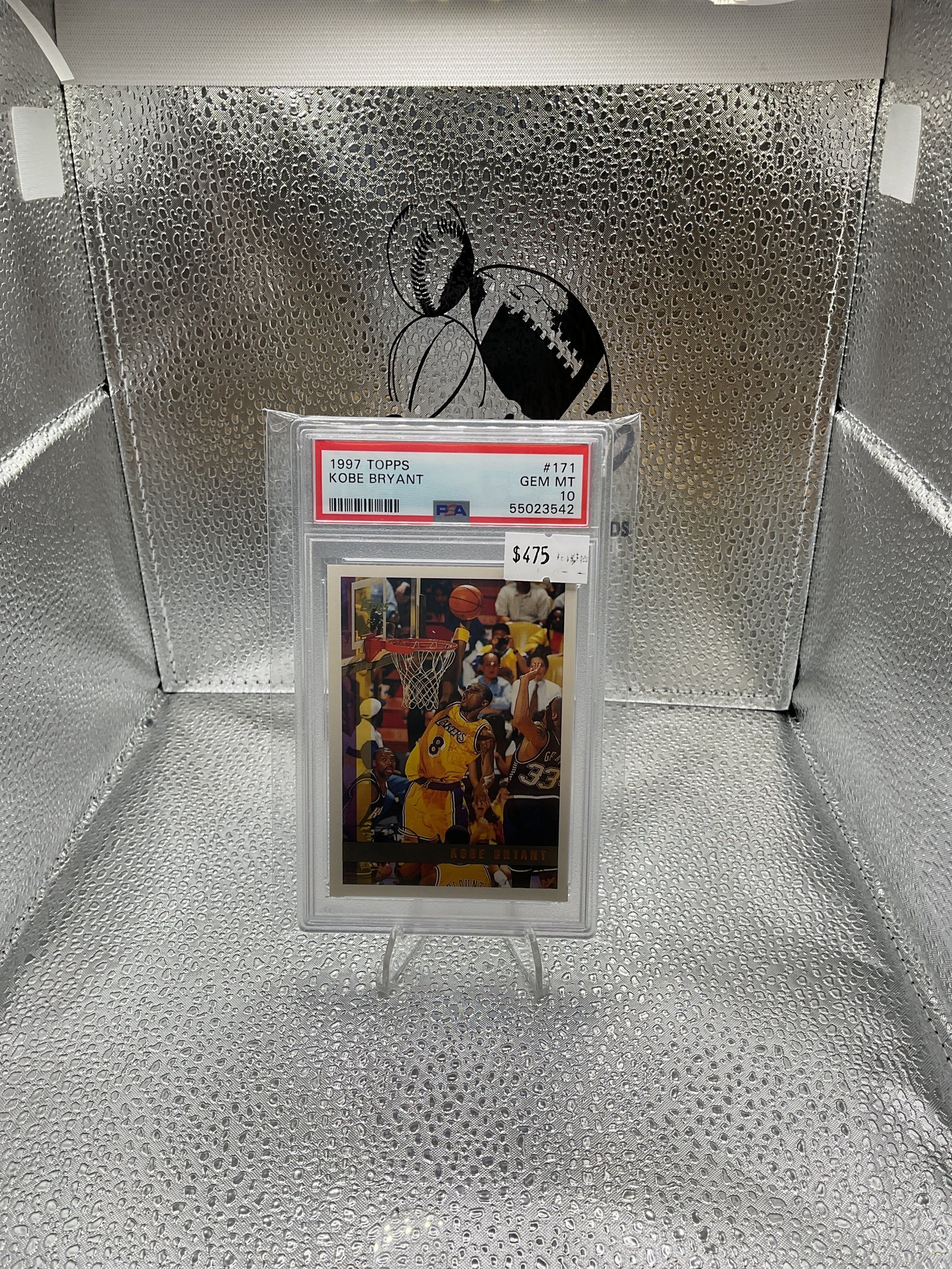 5B3AE92B-B551-431E-8E68-35BA1B23C844 1997 Kobe Bryant Topps PSA GM MT 10 - Image 1