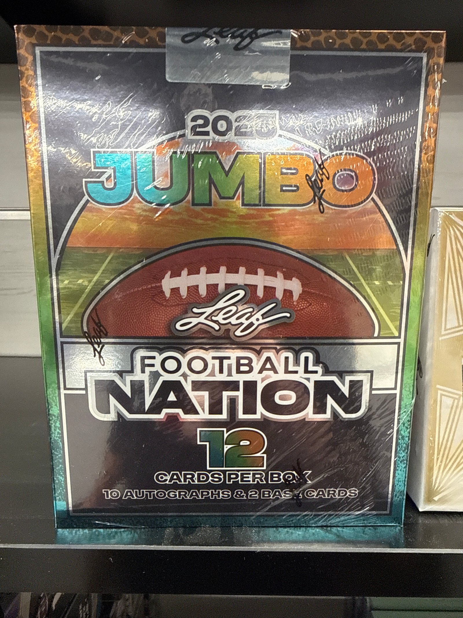 5C015DC8-B988-4D19-B66C-81A66E635739 2025 Leaf Football Nation Jumbo Box 10 Autos! - Image 1