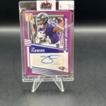 Zay Flowers 2025 Donruss Signature Marks Auto /10 #SM-ZFS