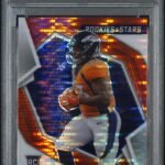 Javonte Williams 2021 Rookies & Stars Red Pulsar Prizm Rookie Card #115 PSA 10