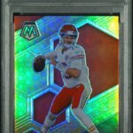 Patrick Mahomes Chiefs 2021 Mosaic Honeycomb SSP Prizm Card #221 PSA 10 Gem Mint
