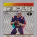 Mac Jones Patriots 2021 Panini Illusions Clear Shots Rookie Card PSA 10 Gem Mint