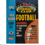 1993 Topps Stadium Club Football High Number Card Set