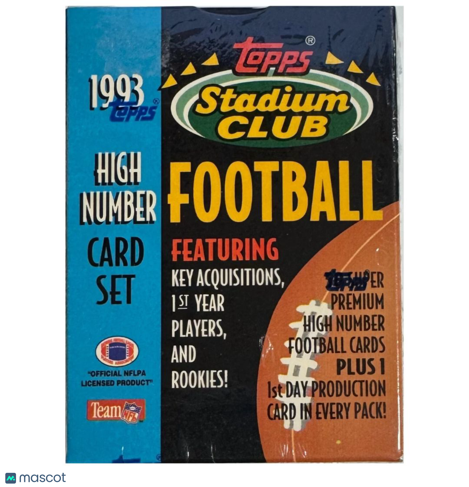 675f54c5-b32d-4dd5-ad3b-f90dcaf0a29e-watermark-raw-V2 1993 Topps Stadium Club Football High Number Card Set - Image 1