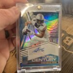 2025 Donruss Elite Tetairoa McMillan Turn of the Century #329/499 Auto #TOC-TMC