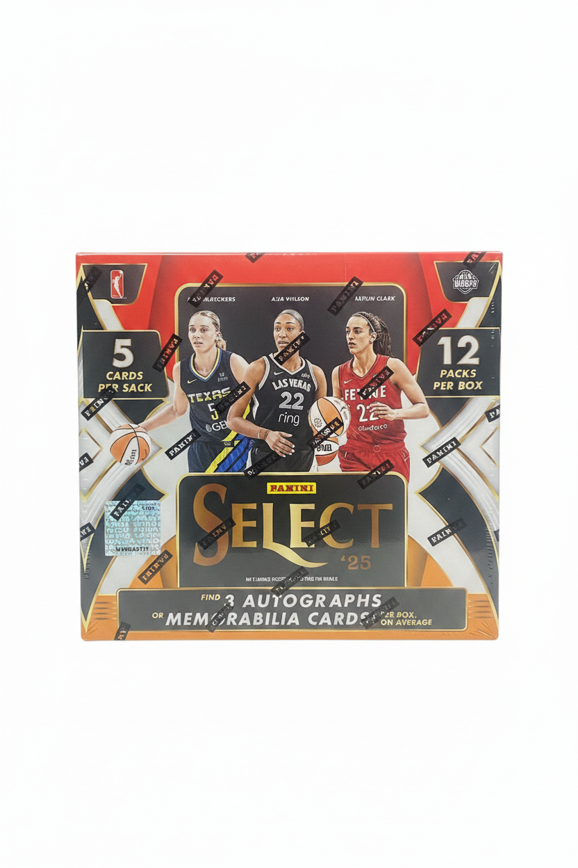 67E31FF0-29BF-423E-8DE1-DC3D591F477C Select 2025 WNBA Hobby Box - Image 1