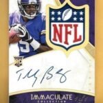 #1/1 TEDDY BRIDGEWATER 2014 IMMACULATE ROOKIE RC AUTO AUTOGRAPH 1/1 SHIELD PATCH