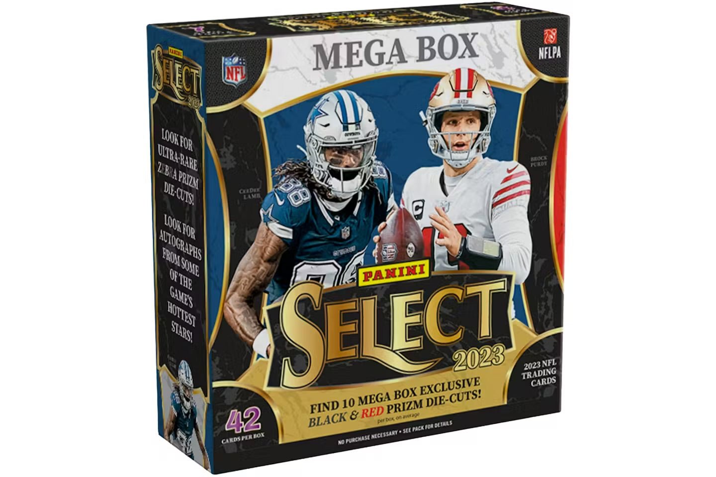 783BEBCE-462B-4713-B026-86114C81FB47_7ec99cbf-9b14-4a7b-92ab-e9e752775790 2023 Panini Select Football Mega Box (Black and Red) - Image 1