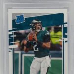 Jalen Hurts Eagles 2020 Panini Donruss Rated Rookie Card #314 PSA 10 Gem Mint