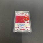 2022 Collegiate National Treasures Jalen Hurts Patch Auto Blue 46/75