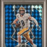Kenny Pickett Panthers 2023 Mosaic Draft Picks Blue Mosaic Card /75 PSA 10
