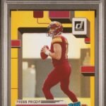 Sam Howell Commanders 2022 Donruss Press Proof Premium Rookie Card #305 PSA 9