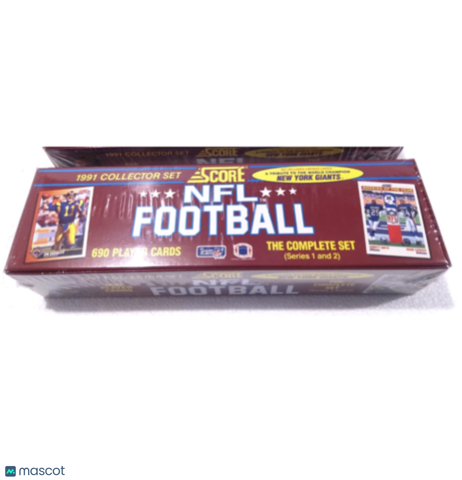 8565bc46-0c08-4165-a56e-4d6b47eb637c-watermark-raw-V2 1991 Score NFL Football Collector Set Series 1 & 2 Complete - Image 1