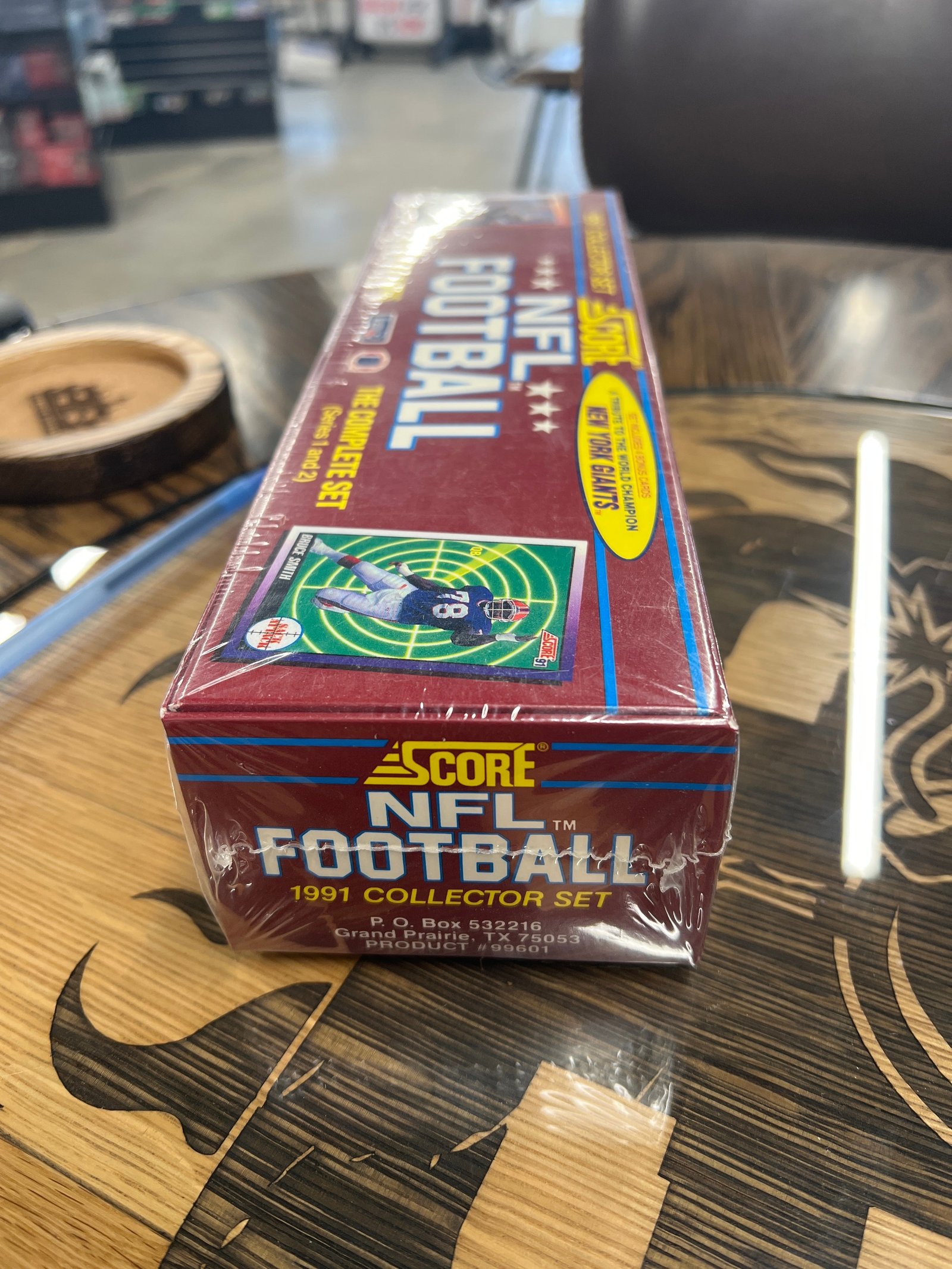 8D75D3EC-6924-46A4-9C16-7569E674424C 1991 Score NFL Football Complete Set Factory Sealed-Series 1 and 2 - Image 1